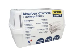 New Absorbeur d'humidité large + 1 recharge 800g SEKO FIRST