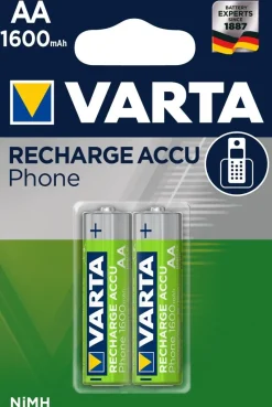 Clearance VARTA Accu phone AA/HR6 1600 mAh (x2)