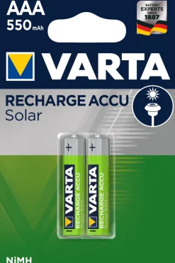 Sale VARTA Accus Solar Accu HR6 AA Ni-Mh 550 mAh (x2)
