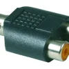 Clearance Adaptateur audio FPE RCA mâle / 2 RCA femelles