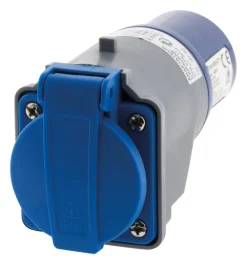 Clearance ZENITECH Adaptateur caravane femelle 2 pôles + terre 16A/mâle 17 IP44