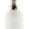 Online ZENITECH Adaptateur de douille mâle E14- femelle E27 blanc