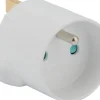 Clearance ZENITECH Adaptateur France-Royaume Uni Blanc 13A 250V