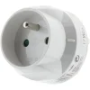 ZENITECH Adaptateur mâle 20A en femelle 1 6A blanc + sécurité