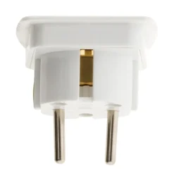 Sale ZENITECH Adaptateur mâle France 1 6A en femelle gb blanc + sécurité