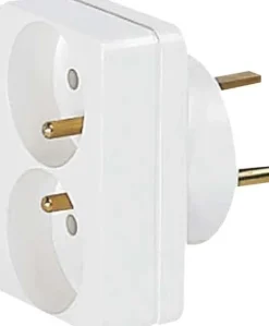 Best LEGRAND Adaptateur 2 pôles + terre pour 2 fiches s/prise 20A