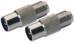 Clearance OPTEX 2 adaptateurs fiche F fem./9,52mm M+fiche F fem./9,52mm fem.