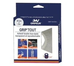 Sale Adhésif double face Grip'Tout transparent 30mm x 3m