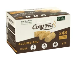New Allume-feu laine de bois