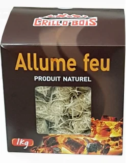 Best Allume-feu laine de bois boîte de 1 kg