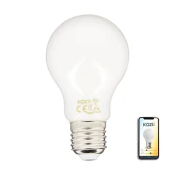 Clearance Ampoule filament LED connectée Kozii A60 E27 806lm 7W