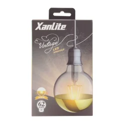 XANLITE Ampoule filament LED G95 E27 850lm 8W 2700k blanc chaud