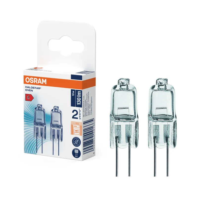 OSRAM Ampoule halogène Caps Four 10W G4 (x2)