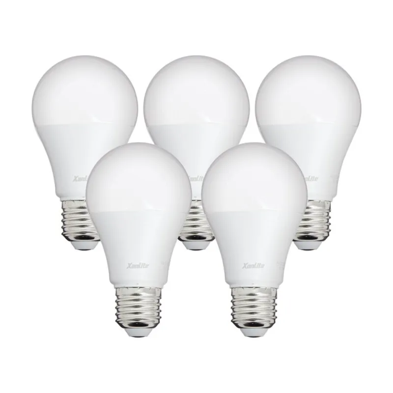 Online XANLITE Ampoule LED A60 E27 806lm 9W 2700k blanc chaud x5