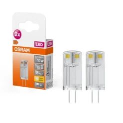 Online OSRAM Ampoule LED Capsule clair 0,9W=10 G4 chaud x2