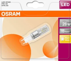 Best OSRAM Ampoule LED Capsule dépolie 2,4W=30 GY6.35 chaud