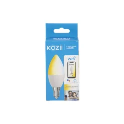Ampoule LED connectée Kozii flamme E14 470lm 6W