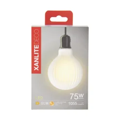 Clearance XANLITE Ampoule LED déco G95 E27 1055lm 9W 3000k blanc chaud