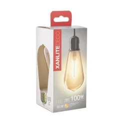 Best XANLITE Ampoule LED déco ST64 E27 1521lm 15W 1800k blanc chaud
