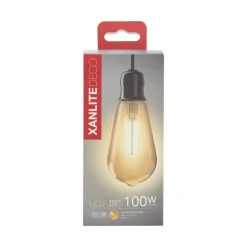 Best XANLITE Ampoule LED déco ST64 E27 1521lm 15W 1800k blanc chaud