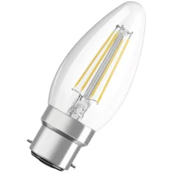 Discount OSRAM Ampoule LED Flamme clair filament 3,4W=40 B22d chaud