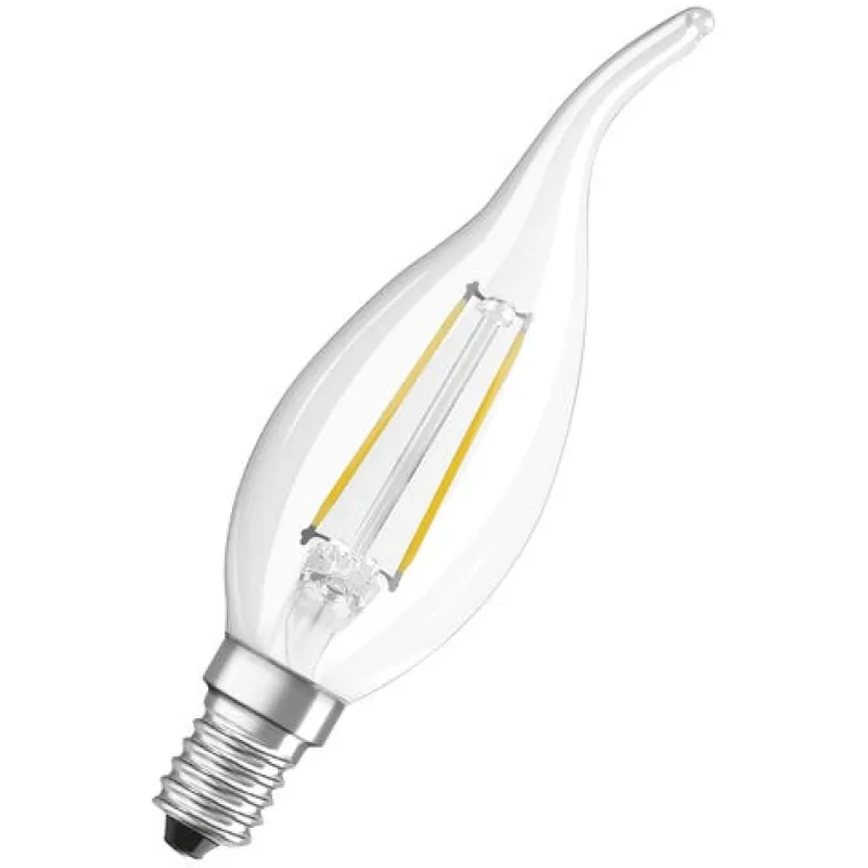 Best OSRAM Ampoule LED Flamme coup de vent clair fil 1,8W=25 E14