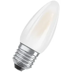 Best OSRAM Ampoule LED Flamme verre dépoli 3,4W=40 E27 chaud