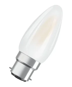 Sale OSRAM Ampoule LED Flamme verre dépoli 1,8W B22 chaud