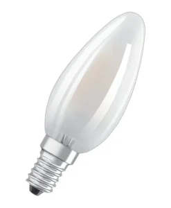 Best OSRAM Ampoule LED Flamme verre dépoli 3,4W=40 E14 froid x2