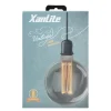 XANLITE Ampoule LED G125 holo E27 100lm 4W 1800k blanc chaud