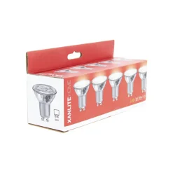 Clearance XANLITE Ampoule LED GU10 345lm 4,8W 2700k blanc neutre x5
