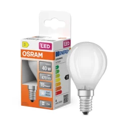 Online OSRAM Ampoule LED Sphérique verre dépoli 3,4W=40 E14 froid