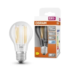 Online OSRAM Ampoule LED Standard clair filament 7.5W=75 E27 froid