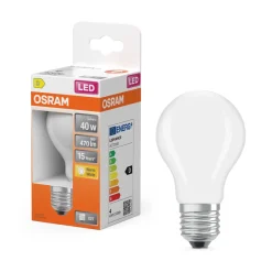 Outlet OSRAM Ampoule LED Standard verre dépoli 3,4W=40 E27 chaud