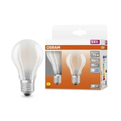 Discount OSRAM Ampoule LED Standard verre dépoli 7.5W=75 E27 x2