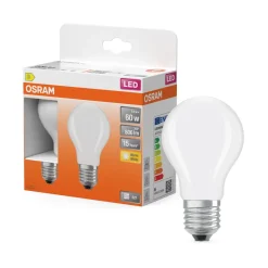 Clearance OSRAM Ampoules LED Standard verre dépoli 5,9W=60 E27 x2