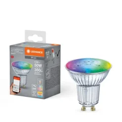 OSRAM Ampoule Smart+ wifi spot 4,9W GU10 couleur changeante