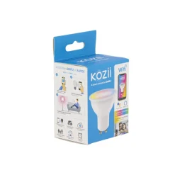 Ampoule spot LED connectée Kozii GU10 400lm 5W RVB