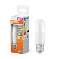 Clearance OSRAM Ampoule StickLED dépoli avec radiateur 8W=60 E27 chaud
