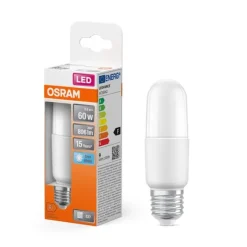 Hot OSRAM Ampoule Stick LED dépoli avec radiateur 8,5W E27