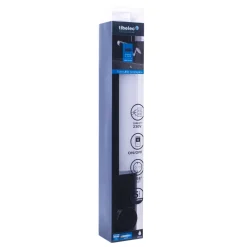 Sale TIBELEC Applique noire tube LED 7W / 500LM culot S19 et prise 2P+T