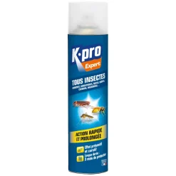 Sale K.PRO Aérosol longue durée tous insectes 300ml