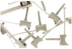Best ZENITECH 10 attaches clipsables Ø16/20mm gris