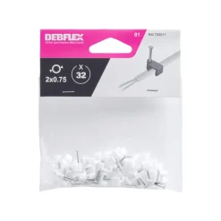 DEBFLEX 32 attaches fils pour câble méplat