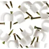 Outlet ZENITECH 20 attaches plastiques Ø8/9 blanc