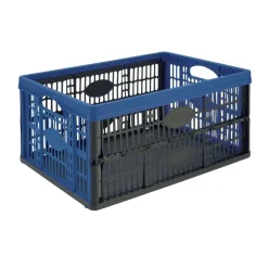 Clearance Bac pliant noir et bleu 32L