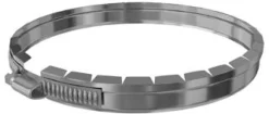 Hot TEN Bague inox à griffes pour flexible Ø150/156mm