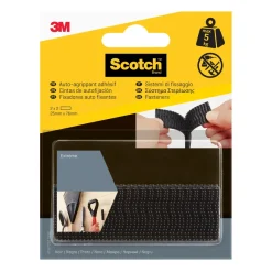 3M Bande agrippante adhésive noir 7,6cmx25mm