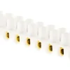New ZENITECH Barrettes 4mm² blanc 12 plots
