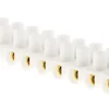 Clearance ZENITECH Barrettes 6mm² blanc 12 plots